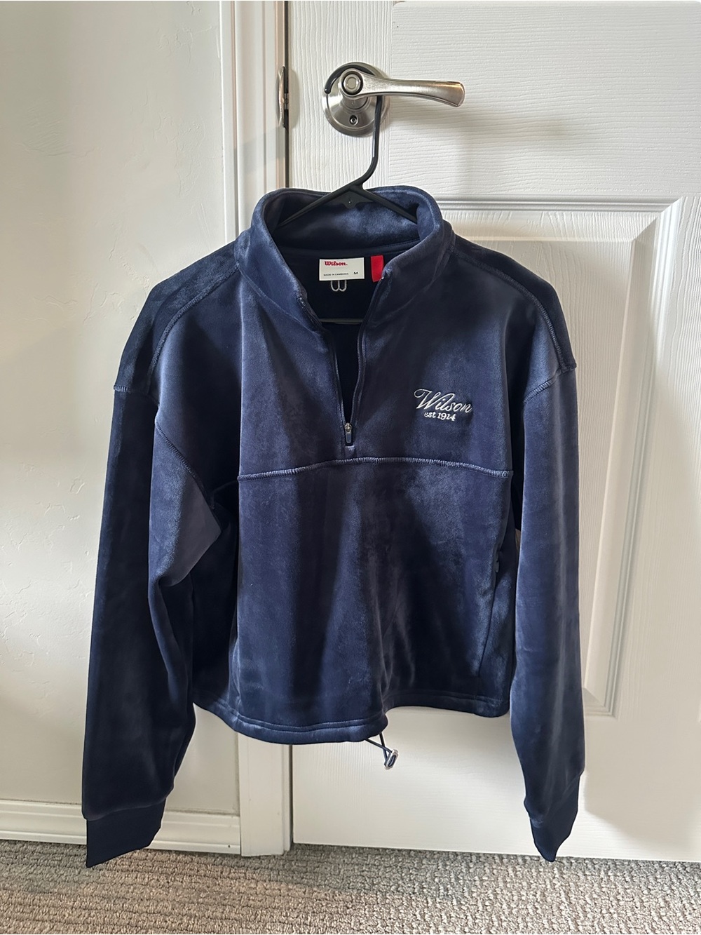 Wilson Navy Blue Davenport Fleece Pullover